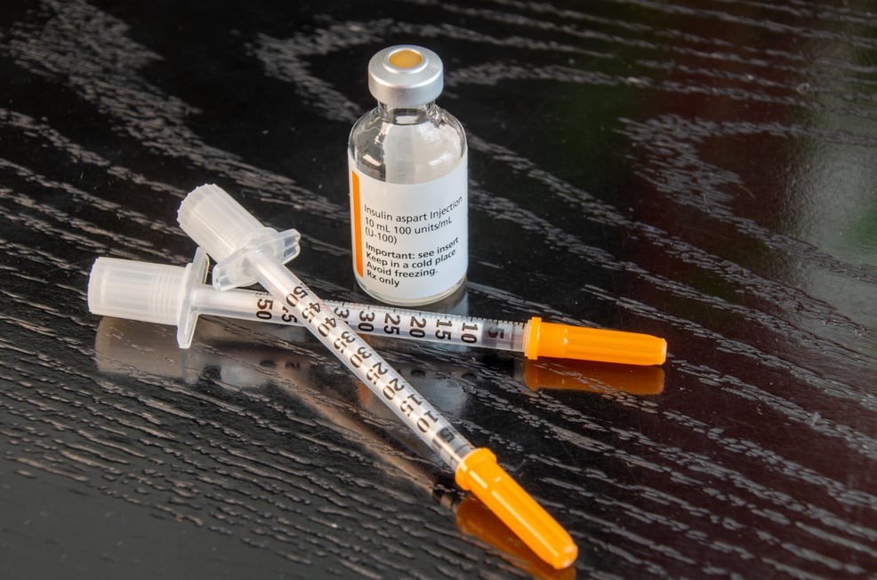 Insulin Vial and needles